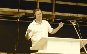 Arlen Card, film music composer on Stage Two, LDS Mopix